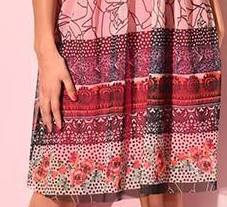Eroke Italy: Pink Sangria Pleated Dress