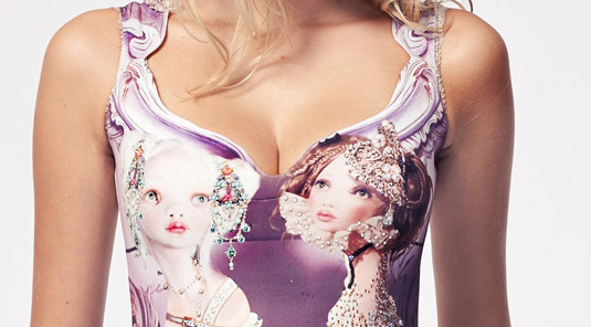 IPNG: Magical Glass Cameo Face Tunic/Dress (Ships Immed, 1 Left!)