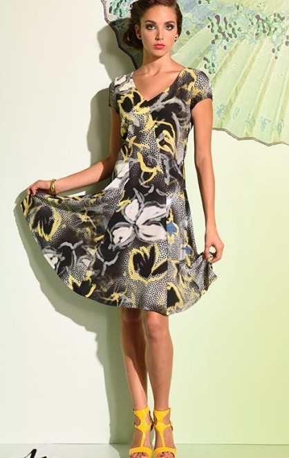 Eroke Italy: Sweet Bumble Bee A-line Sundress (1 Left!) EROKE_ABG31_P11
