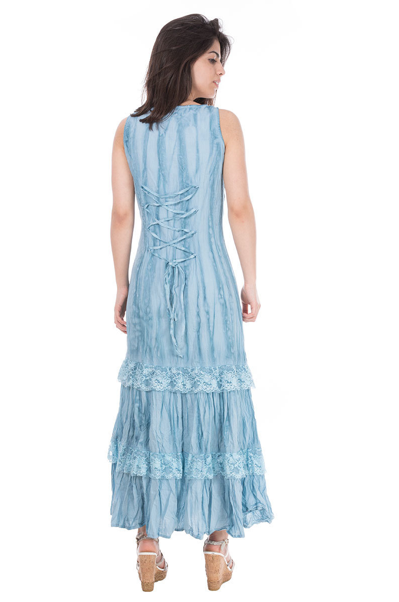 Savage Culture: Crinkled Cotton Nightingale Long Dress Lissa (More Colors!)