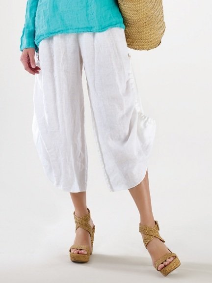 Luna Luz: Tie Up Linen Pant SOLD OUT