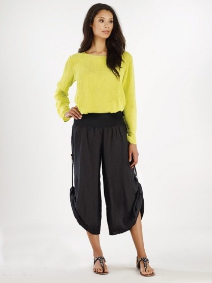 Luna Luz: Tie Up Linen Pant SOLD OUT