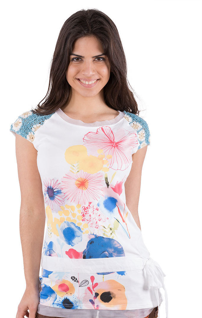 Savage Culture: Colors Of The Cherry Blossom Arabesque Tunic Isabel SAVAGE_32057_N