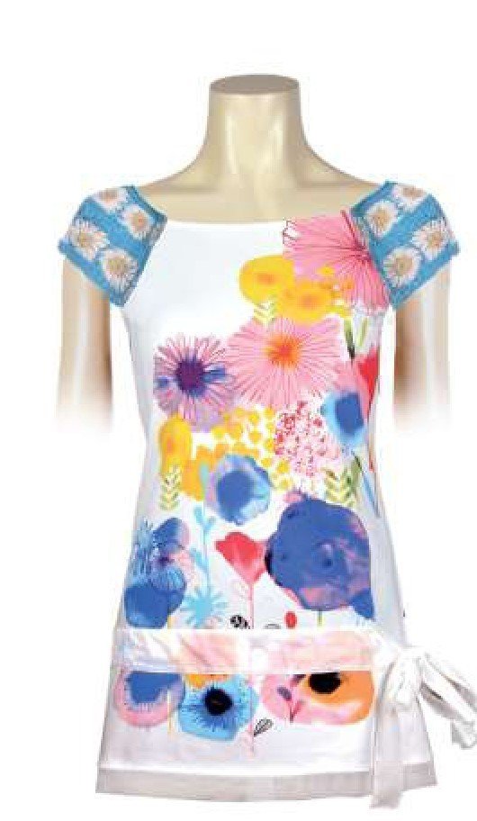 Savage Culture: Colors Of The Cherry Blossom Arabesque Tunic Isabel