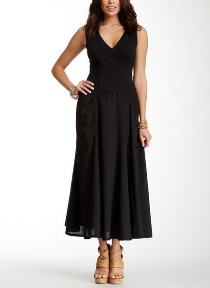 Luna Luz: Cross Over Bodice Long Dress (Ships Immed, Few Left!)