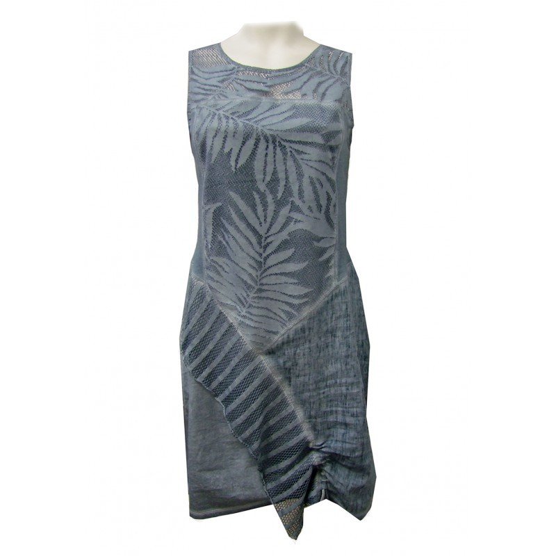 Maloka: Brushed Cotton Fiji Leaf Tied Hem Sundress (More Colors!)