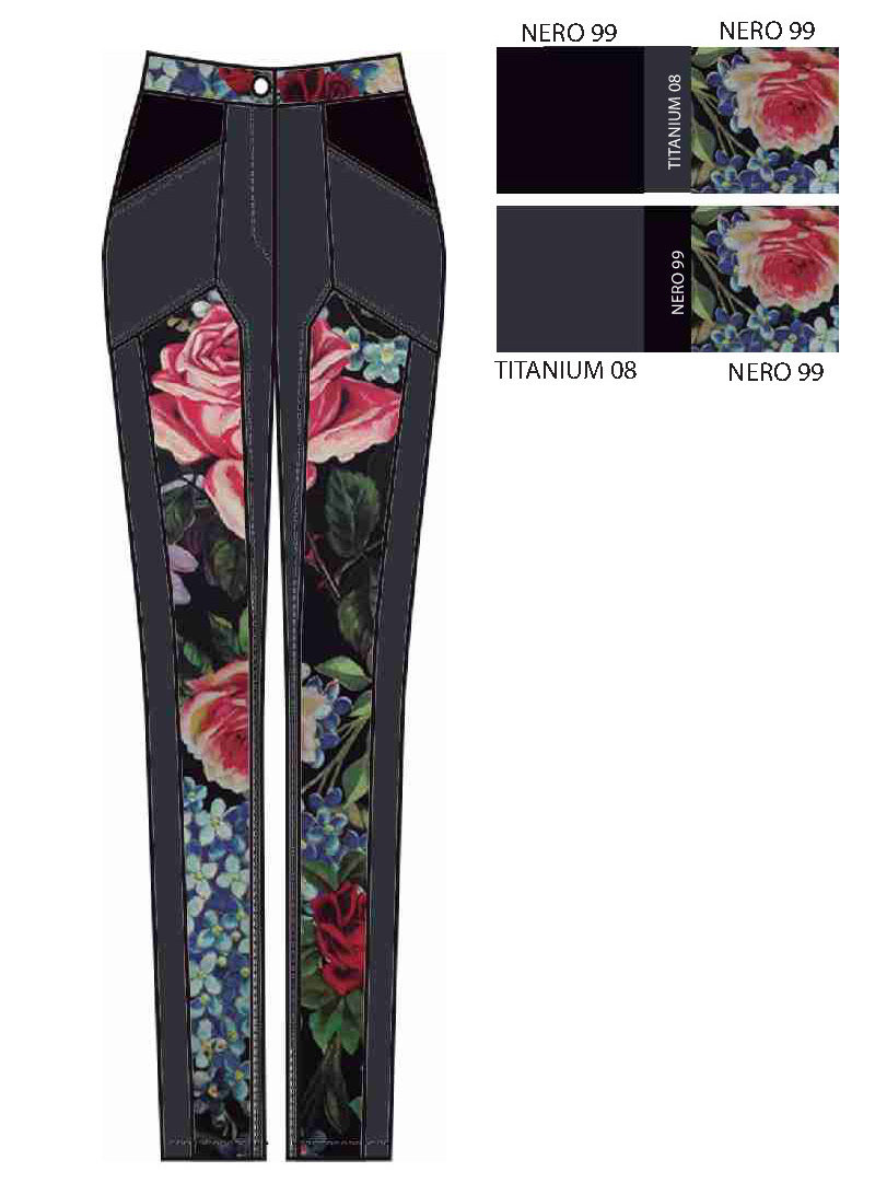 Maloka: Velvet Bouquet Printed Pant (2 Left!)