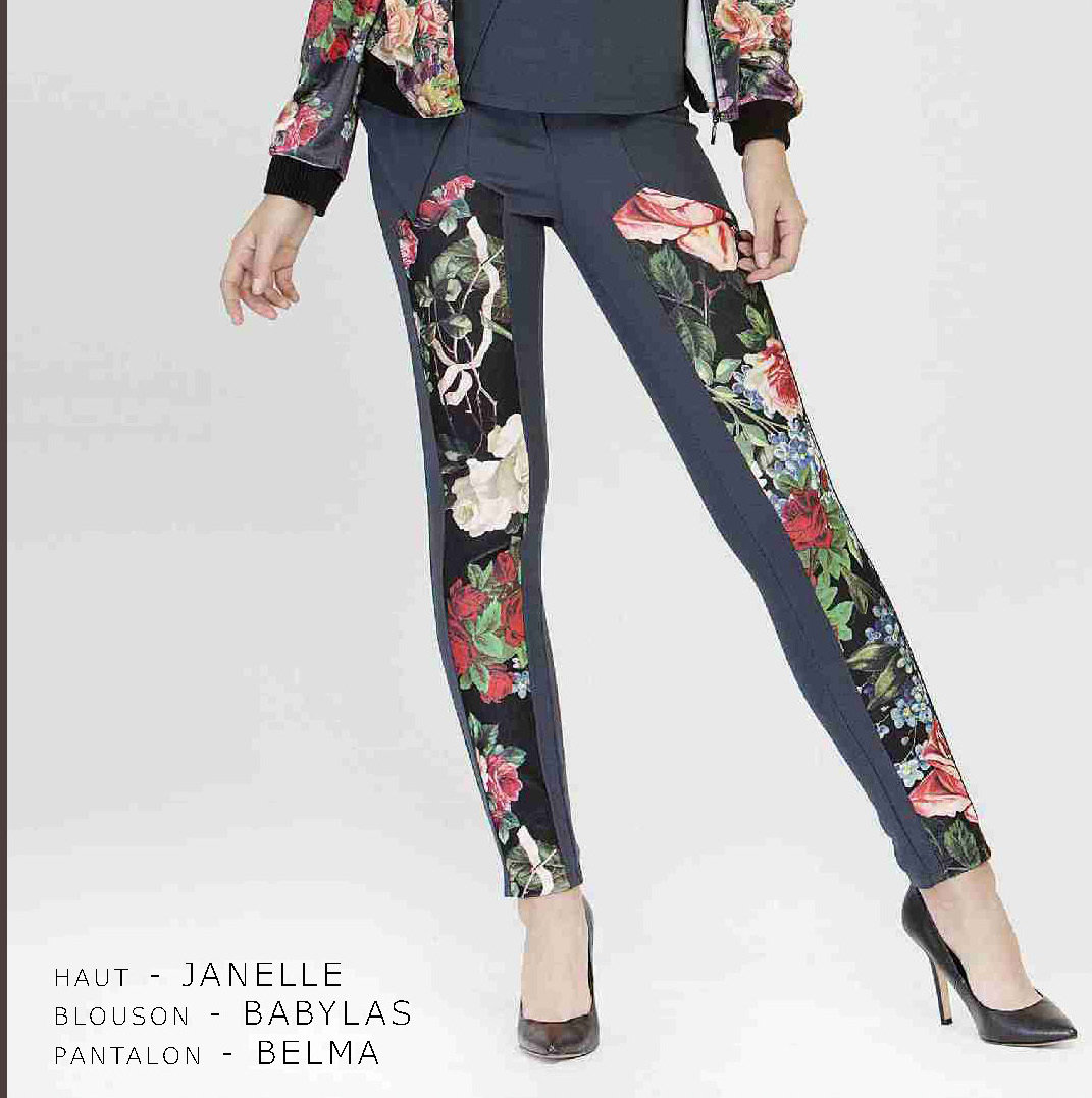 Maloka: Velvet Bouquet Printed Pant (2 Left!)