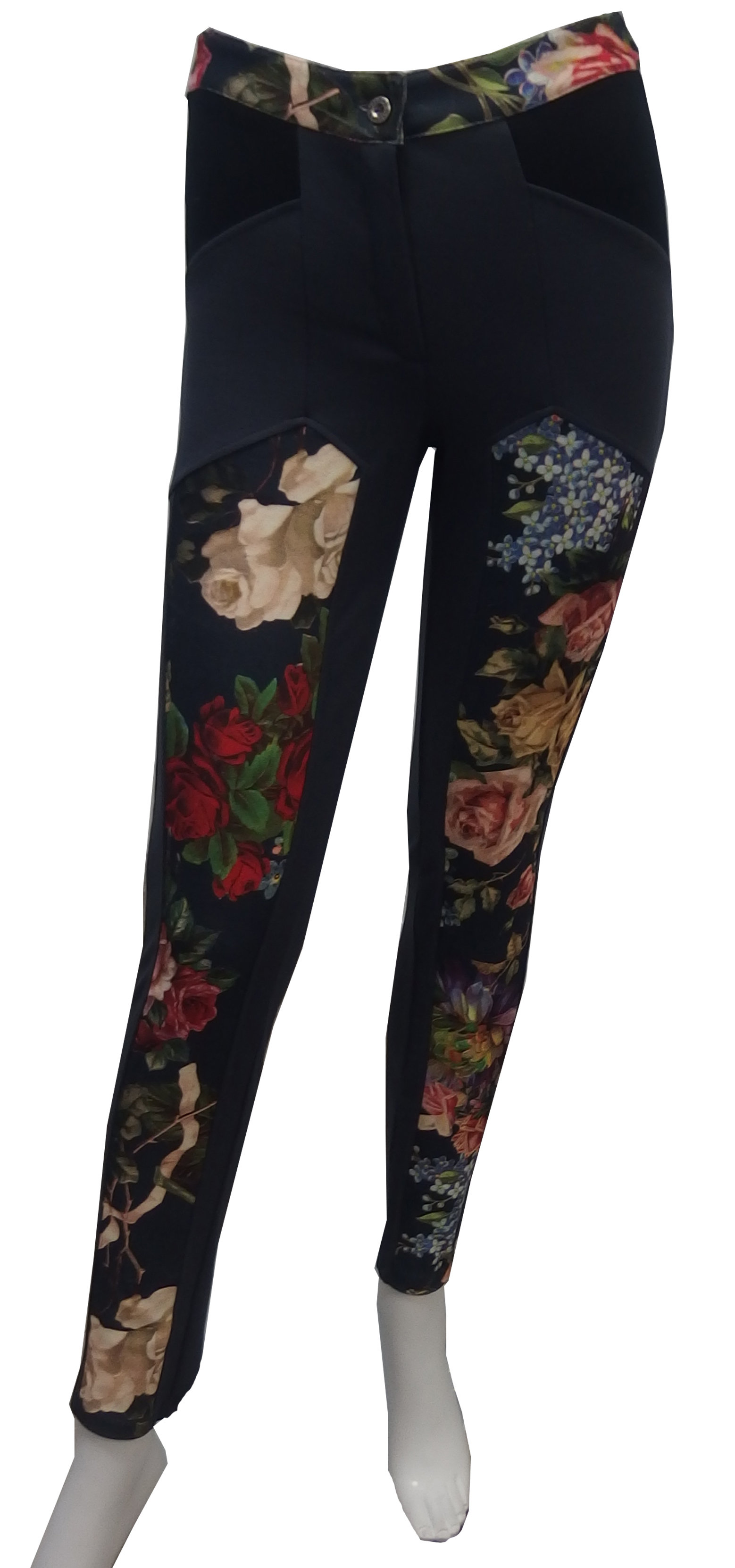 Maloka: Velvet Bouquet Printed Pant (2 Left!) MK_BELMA