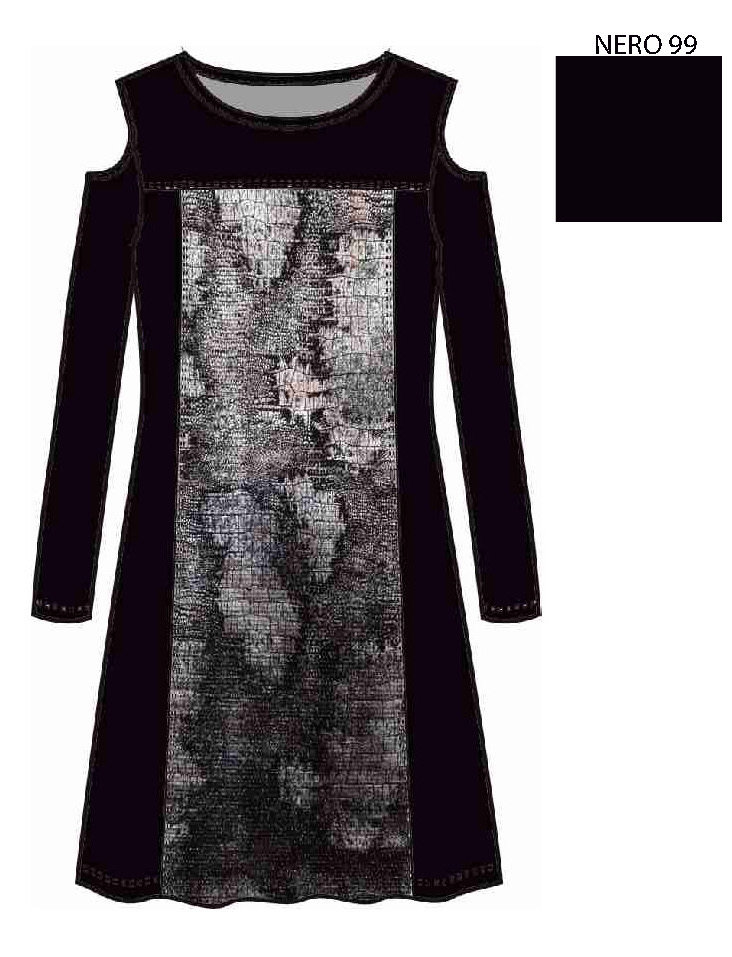 Maloka: Champagne Gloss Cold Shoulder Dress (2 Left!)