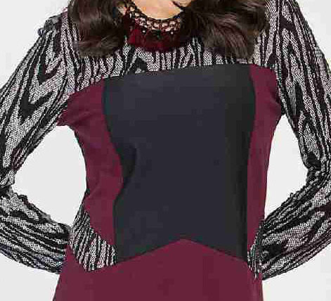 Maloka: Diamond Bodice Jacquard Dress (2 Left!)