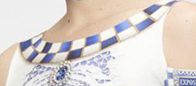 IPNG: Blue Ice Cutout Shoulder Top SOLD OUT