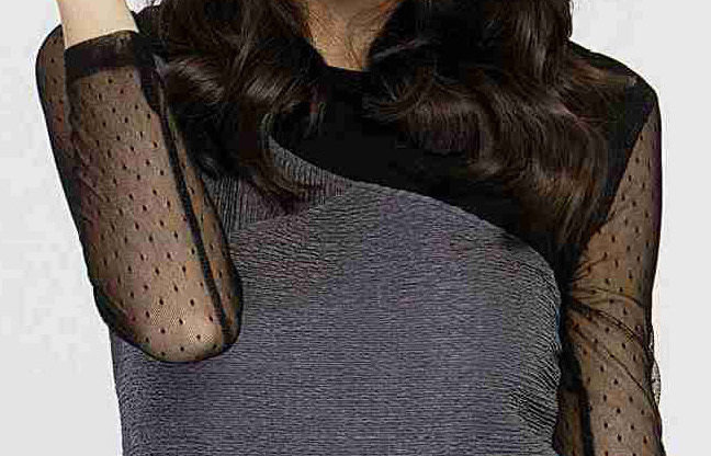 Maloka: Diamond Twist Scrunched Ribbon Dress