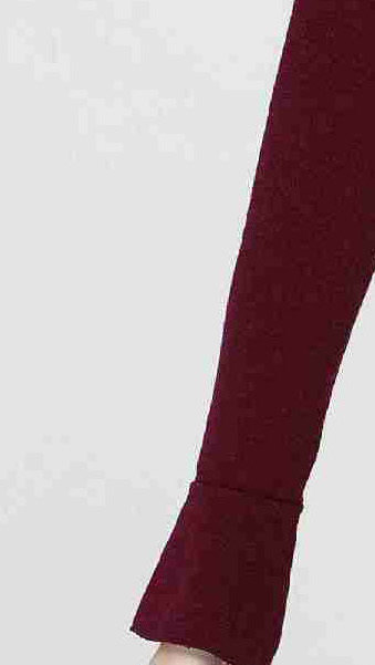 Maloka: Soft Ruffles Wool Tricot Sweater (Few Left!)