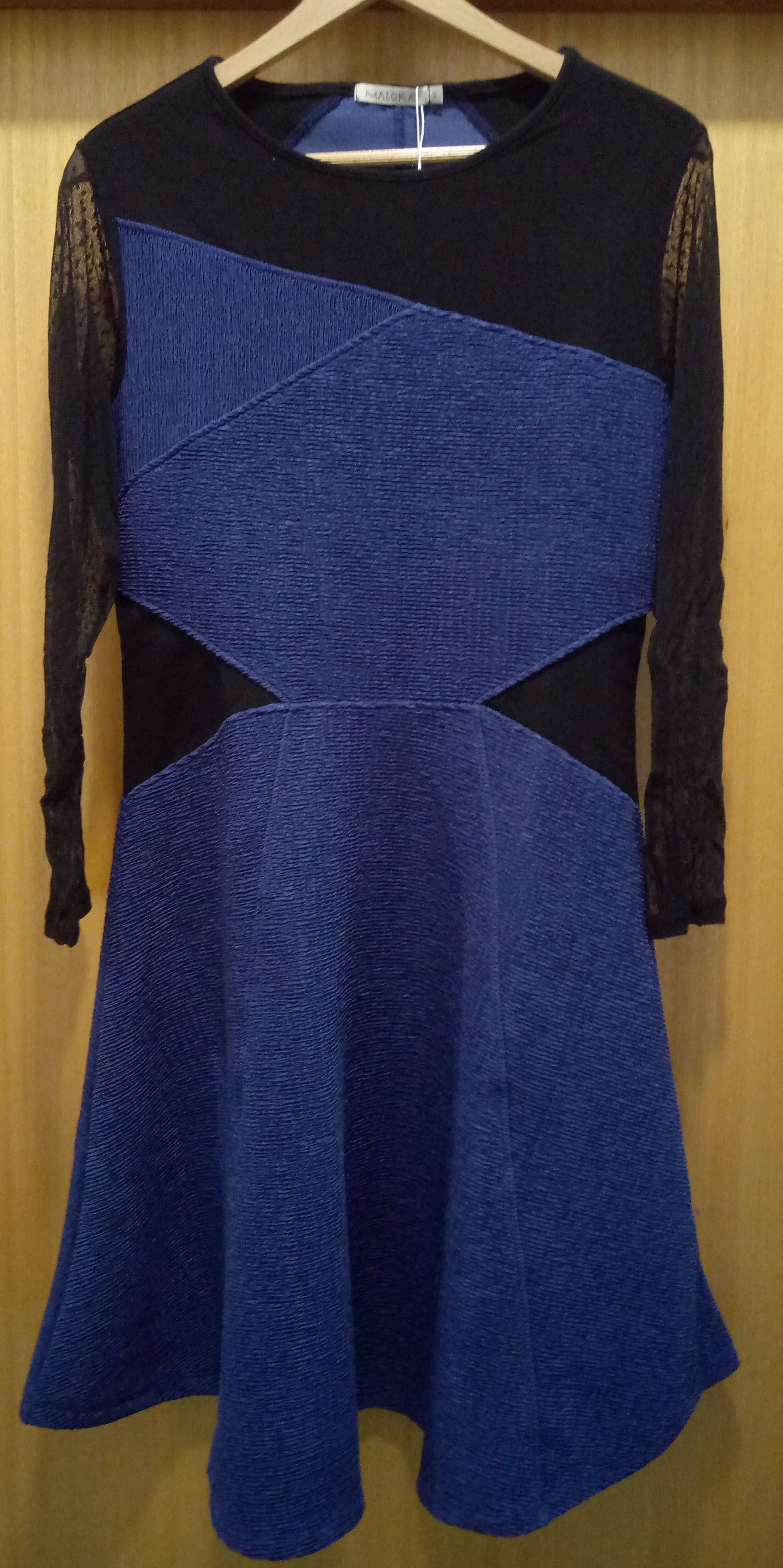 Maloka: Diamond Twist Scrunched Ribbon Dress