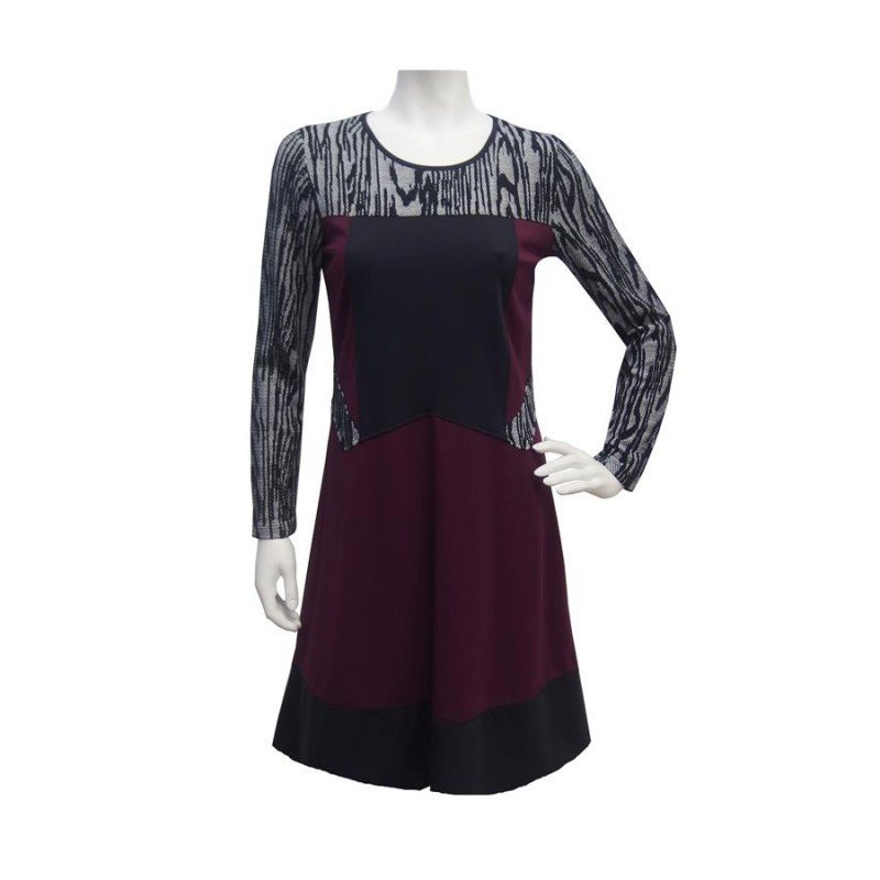 Maloka: Diamond Bodice Jacquard Dress (2 Left!)