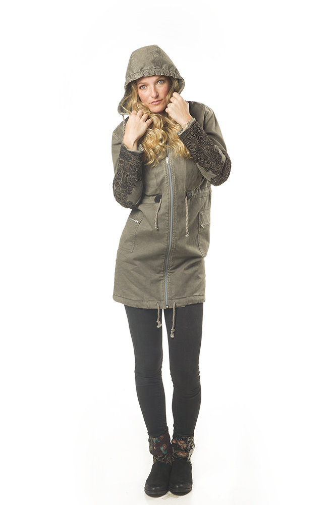 Savage Culture: Lotus Pull-Tie Waist Coat Garland SAVAGE_33030
