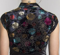 Myco Anna: Velvet Flower Petal Geisha Dress