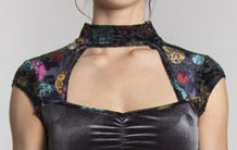 Myco Anna: Velvet Flower Petal Geisha Dress