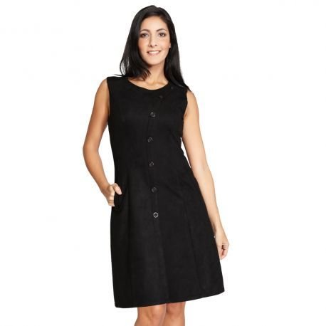 S'Quise Paris: Swivel Buttoned Caprice Pocket Dress SQ_2113
