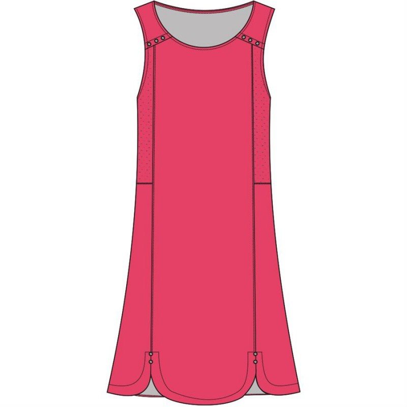 Maloka: Princess Seam Swivel Linen Midi Dress (2 Left!)