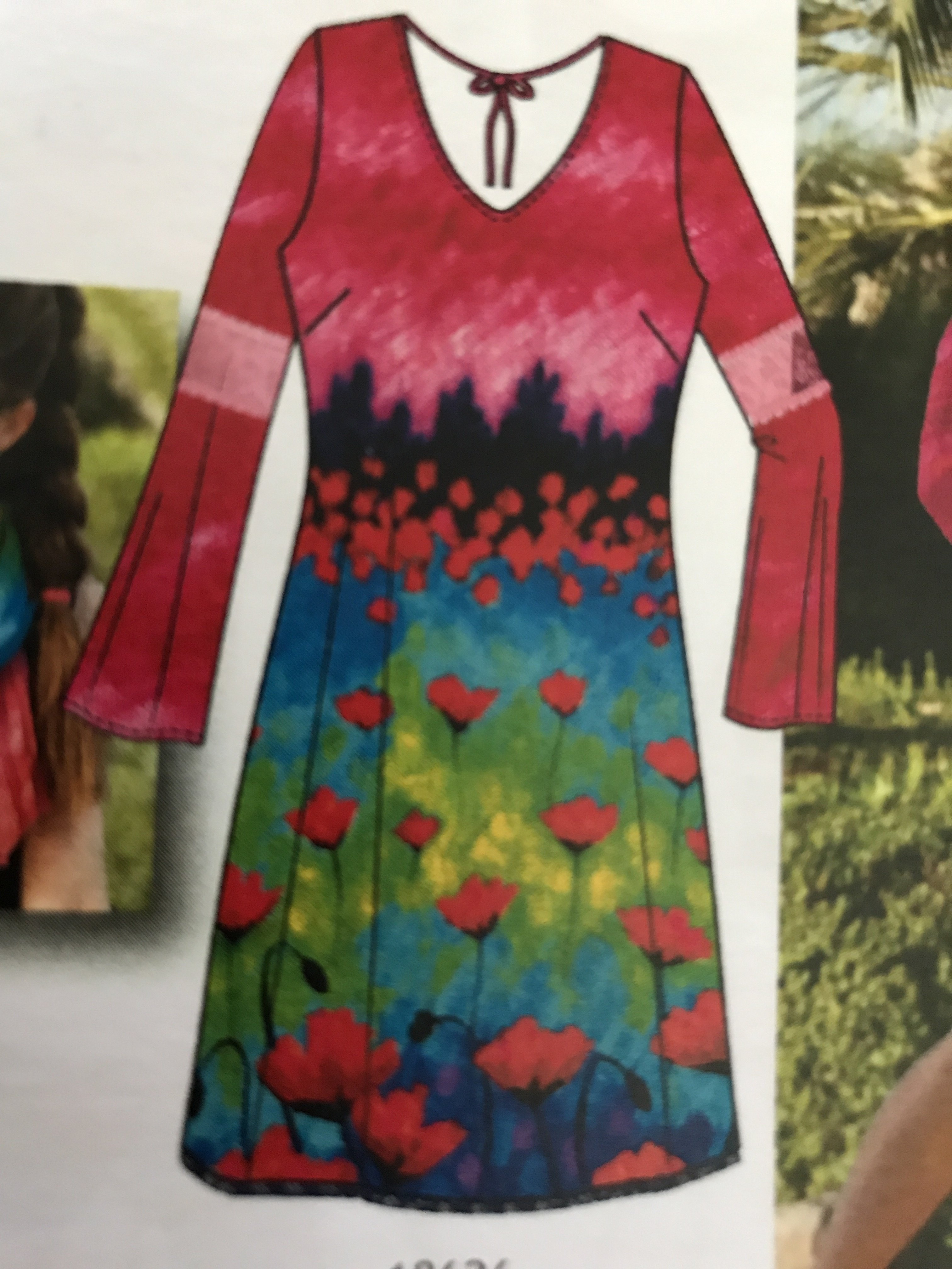 Simply Art Dolcezza: Fuschia Pink Indigo Painting Art Dress (1 Left!)