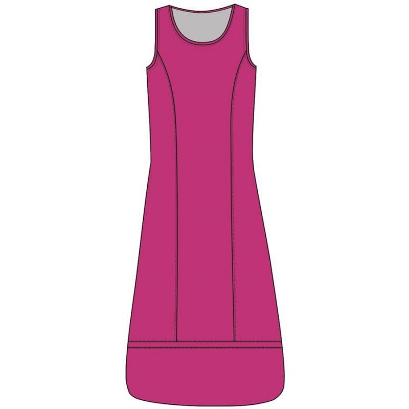 Maloka: Eye Catching Wide Hem Shift Maxi Dress (Many Colors!)
