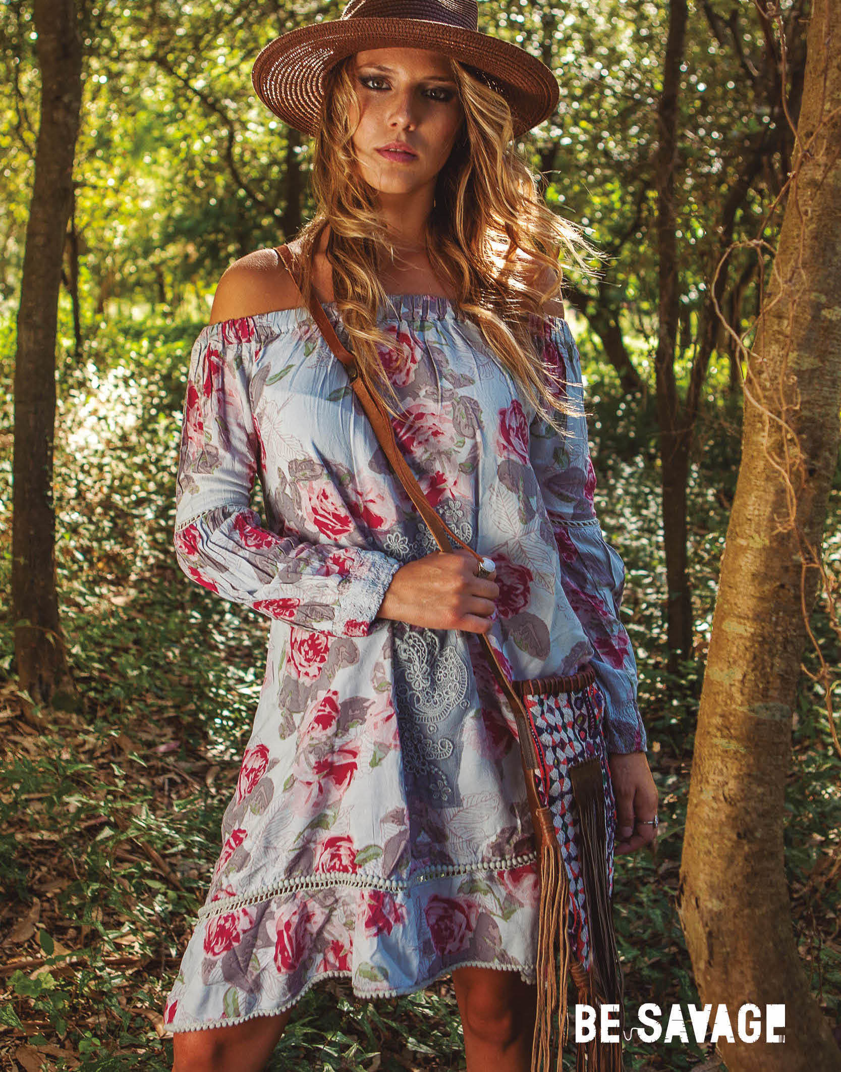 Savage Culture: Deliciously Sexy Ruffled Roses Dress/Tunic Positano II SAVAGE_34018