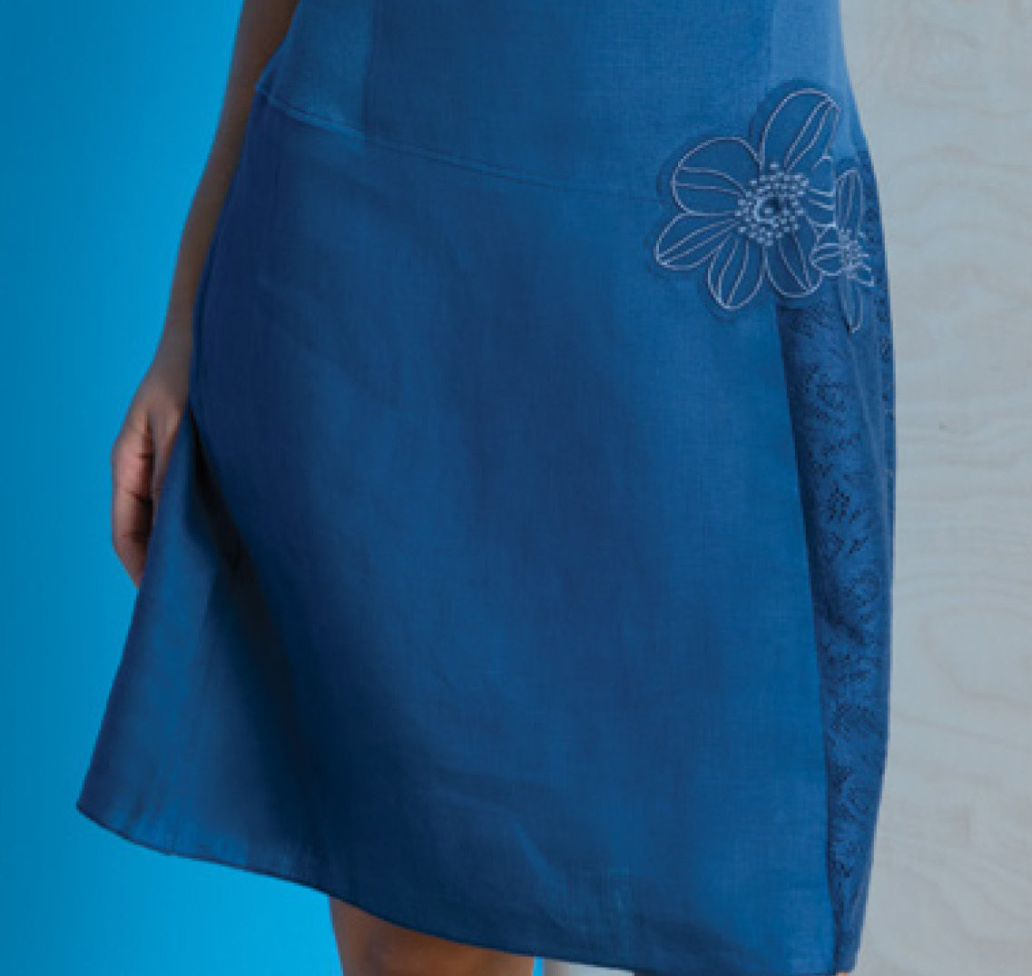 Maloka: Soft As Orchid Petals Linen Shift Dress (More Colors!)