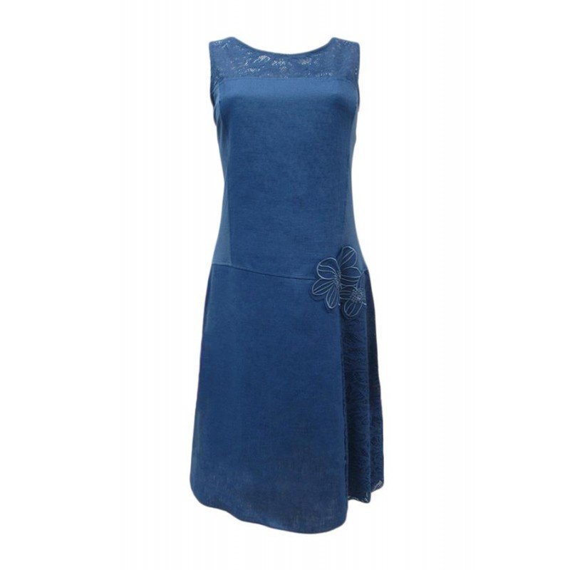 Maloka: Soft As Orchid Petals Linen Shift Dress (More Colors!)