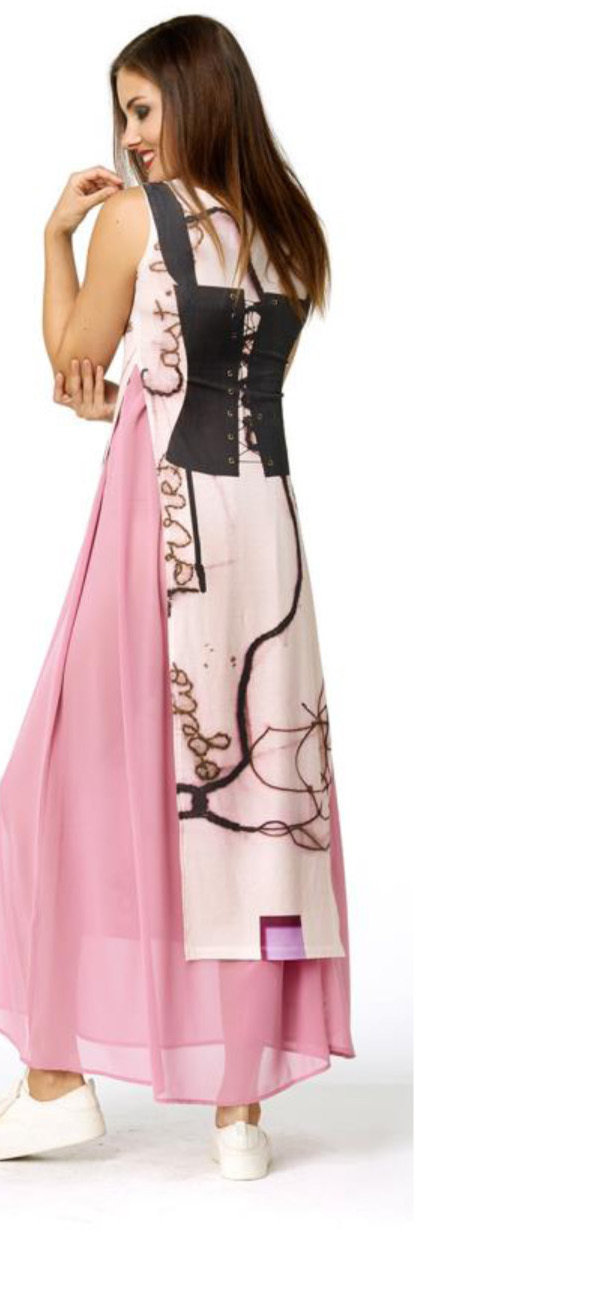 IPNG: Sexy Summer Corset Side Cutout Illusion Maxi Tunic/Dress SOLD OUT