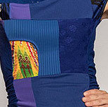Myco Anna: Pretty In Patchwork Ruched & Tied Top (2 Left!)