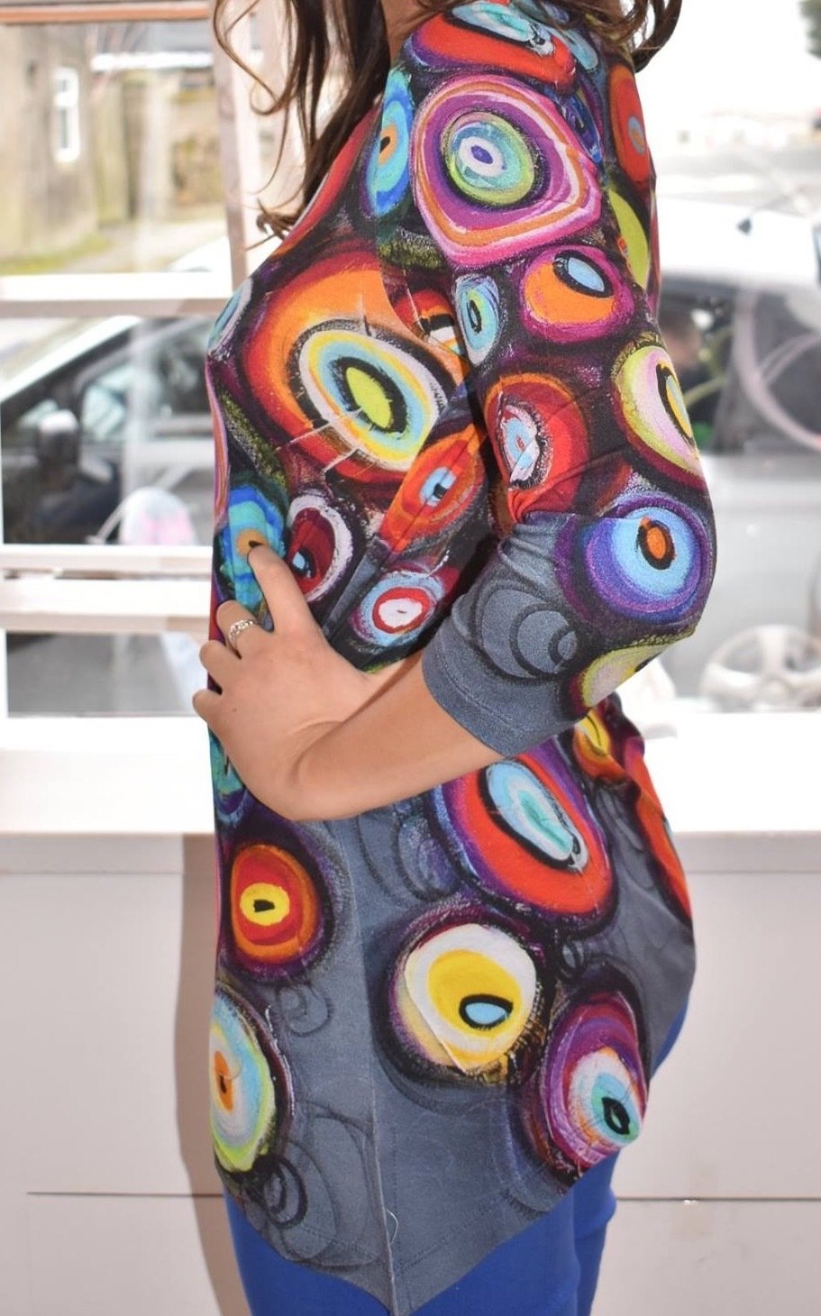 Simply Art Dolcezza: Colorblock Candy Bowls Glam Art Asymmetrical Tunic SOLD OUT