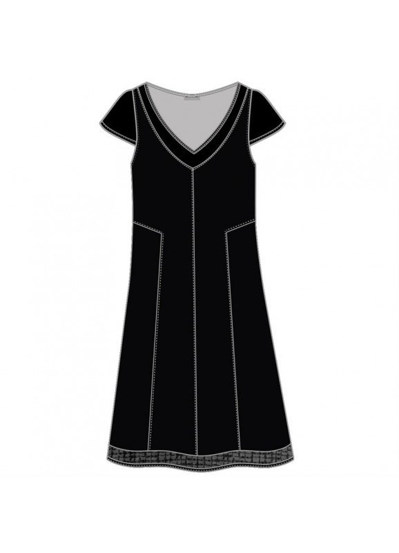Maloka: Mesh Capped Sleeve Fit & Flare Party Dress (More Colors!)