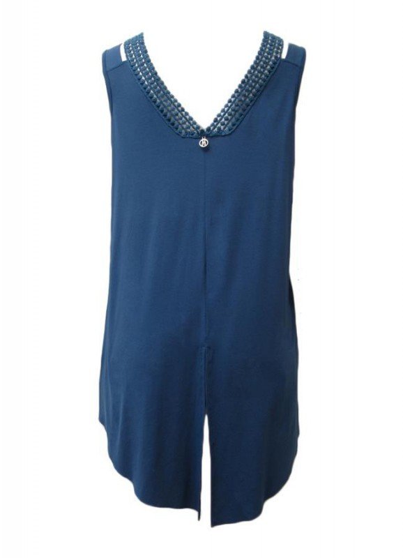 Maloka: Slit Back Arabesque Neck Fit & Flare Tunic (More Colors!)