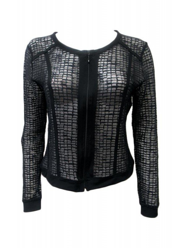 Maloka: Sexy Little Black Nylon Zip Up Jacket (More Colors!)