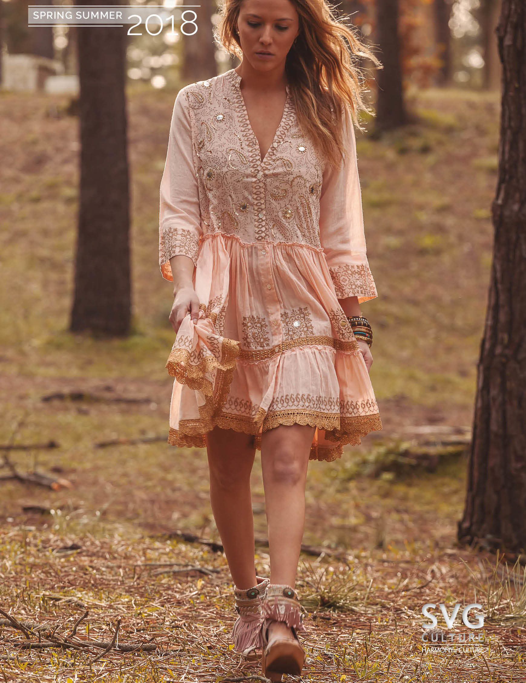 Savage Culture: Pink Pleated Arabesque T-shirt Dress Cala Portinax I