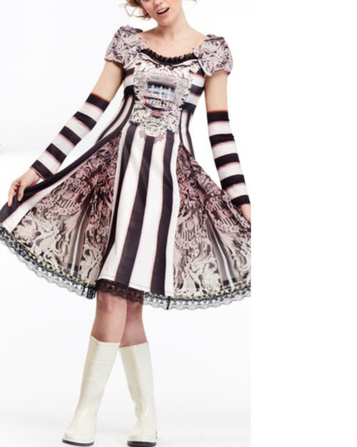 IPNG: A Cup Of Story Versailles Palace Illusion Flared Dress