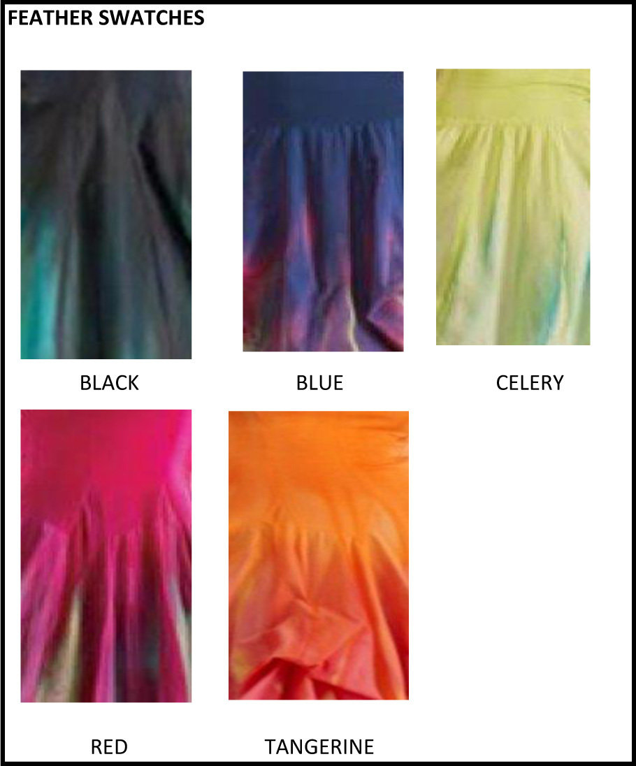 Luna Luz: Enchanting Feather Tied & Dyed Dress (Ships Immed in Rose & Black!)