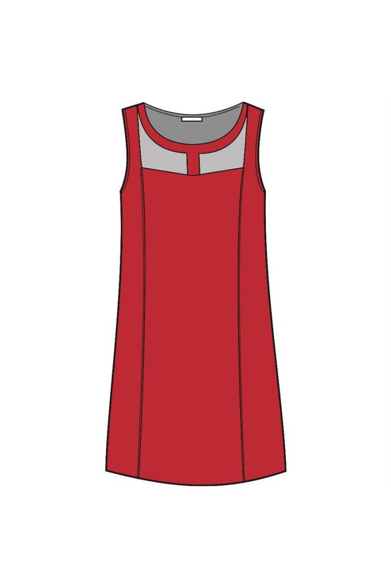 Maloka: Princess Paneled Cutout Linen Dress (More Colors!)