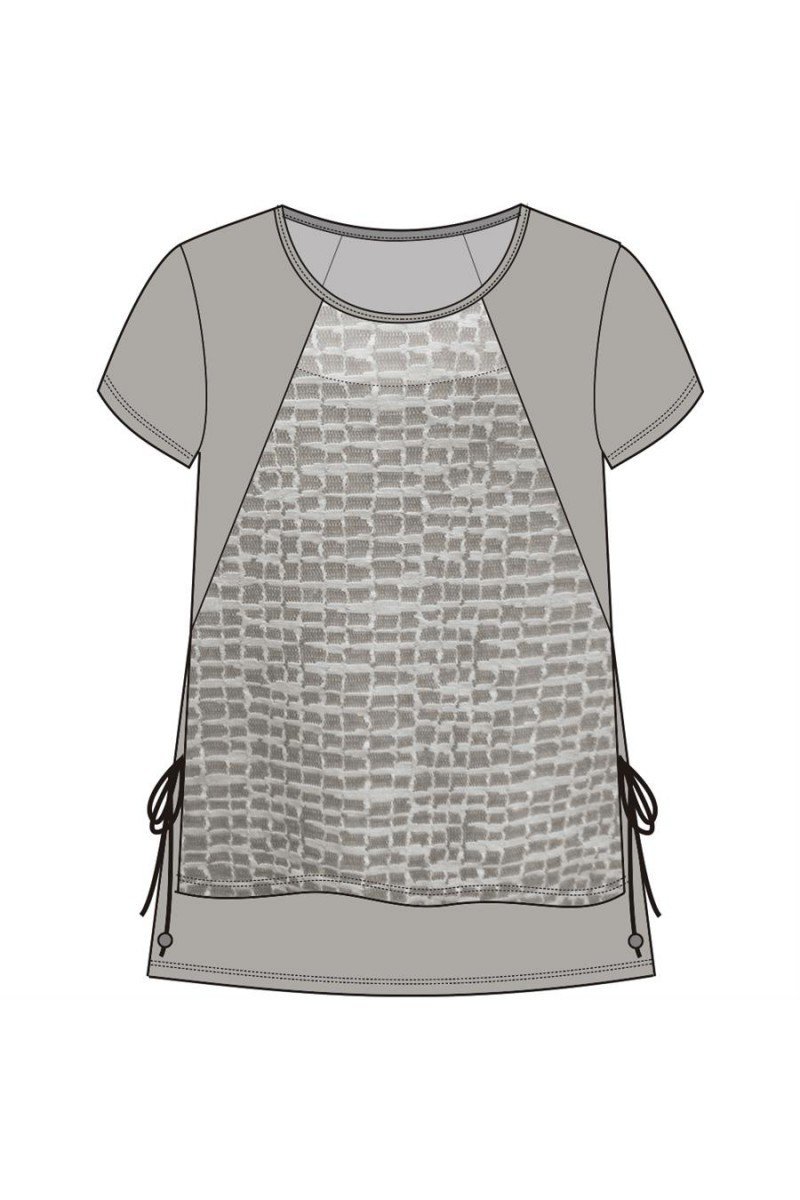 Maloka: Mixed Media Side Tied Cotton Dyed Tunic (More Colors!)