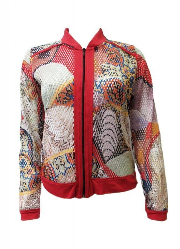 Maloka: Puzzle Abstract Art Zip Up Jacket
