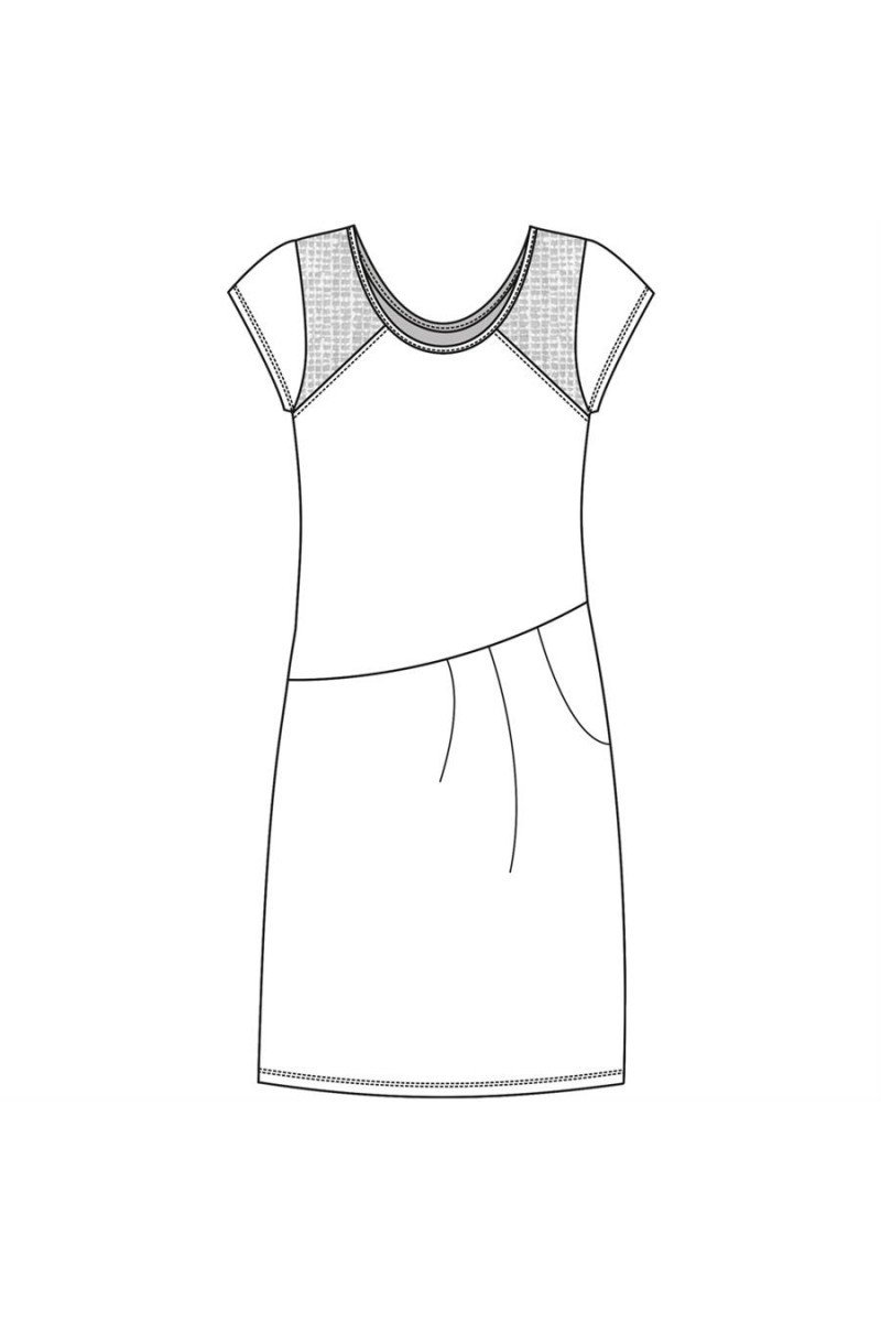 Maloka: Asymmetrical Pleat Midi Dress/Tunic (More Colors!)