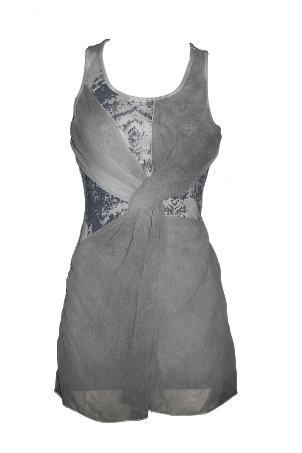 Angels Never Die Chiffon Overlay Tunic (2 Colors)