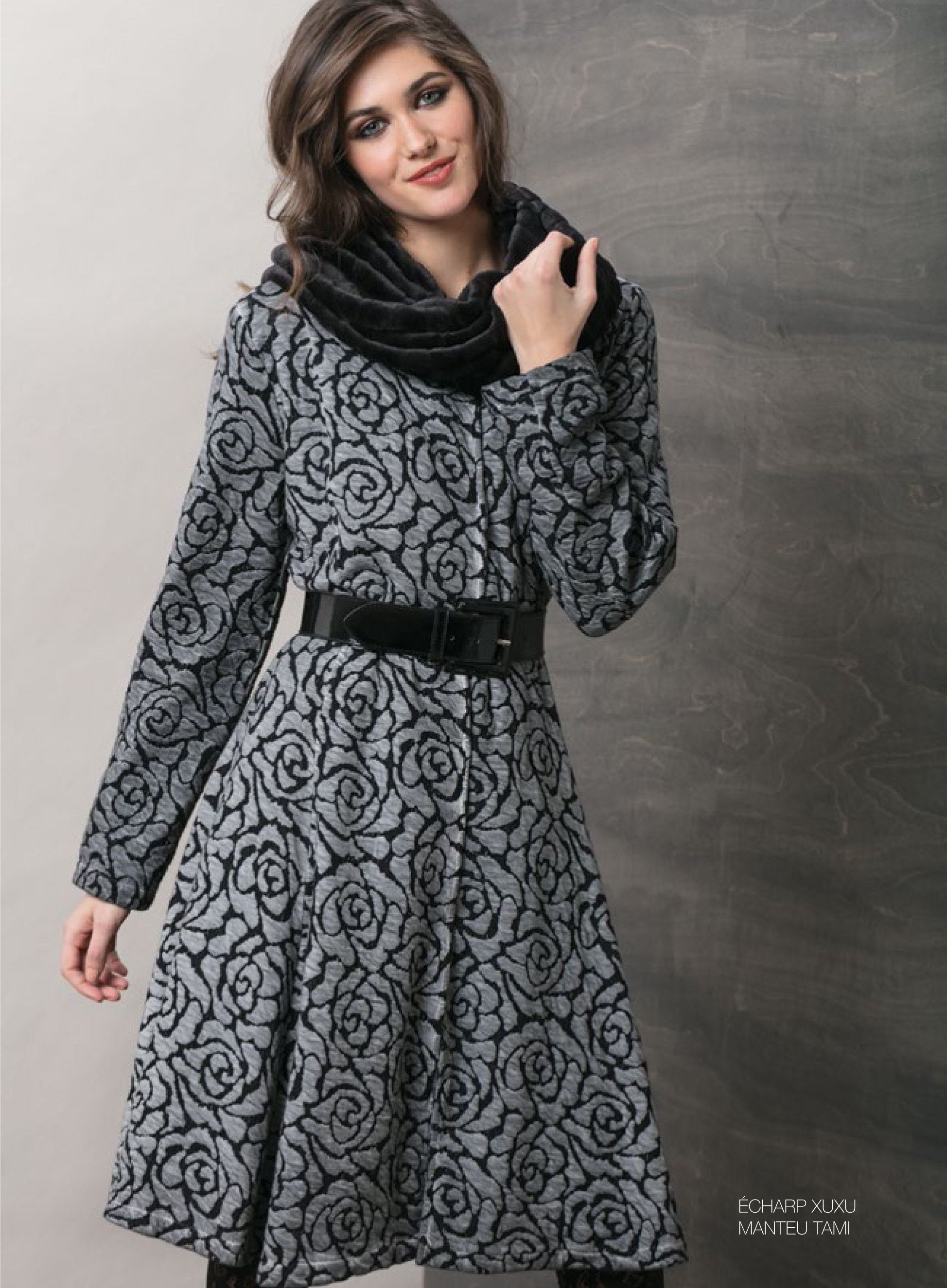 Maloka: Black Rose Fit & Flare Coat (More Colors!) MK_TAMI_MANTEAU_N2