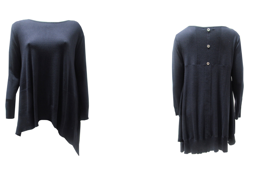 Maloka: Asymmetrical Free Flow Long Tunic (More colors!)