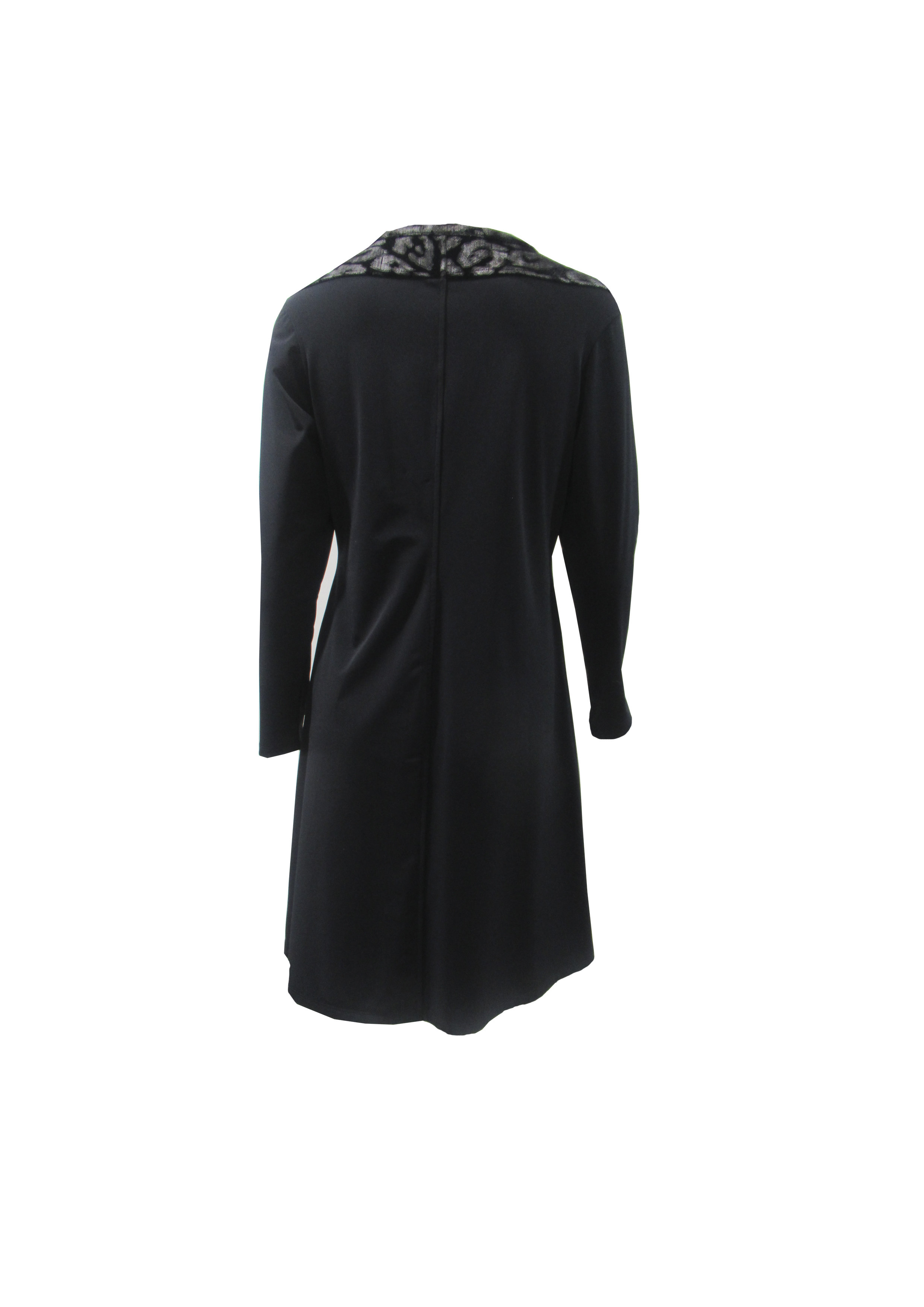 Maloka: Keyhole Pieced Velvet Hourglass Dress