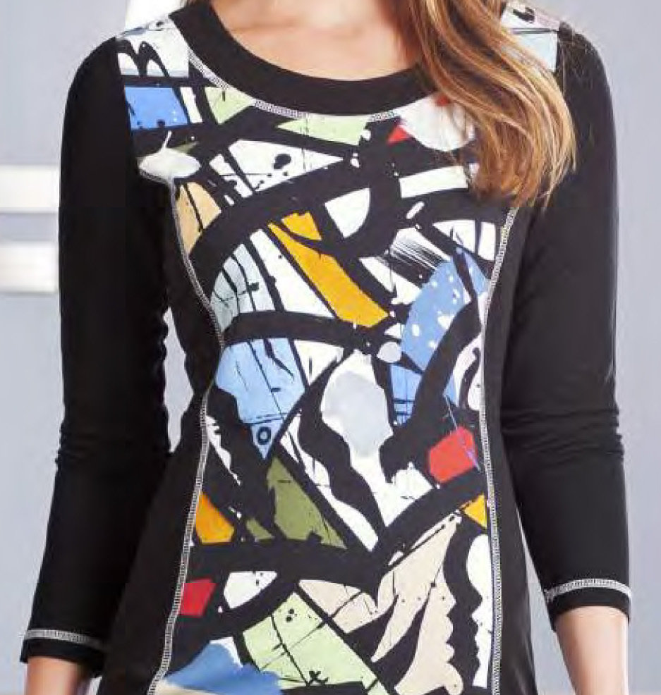 Simply Art Dolcezza: Gorgeous Graffiti Art Cotton Knit Dress/Tunic (Few Left!)