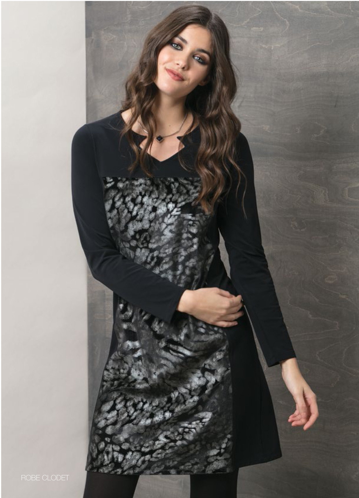 Maloka: Princess Seamed Velvet Bodice Dress MK_CLODET