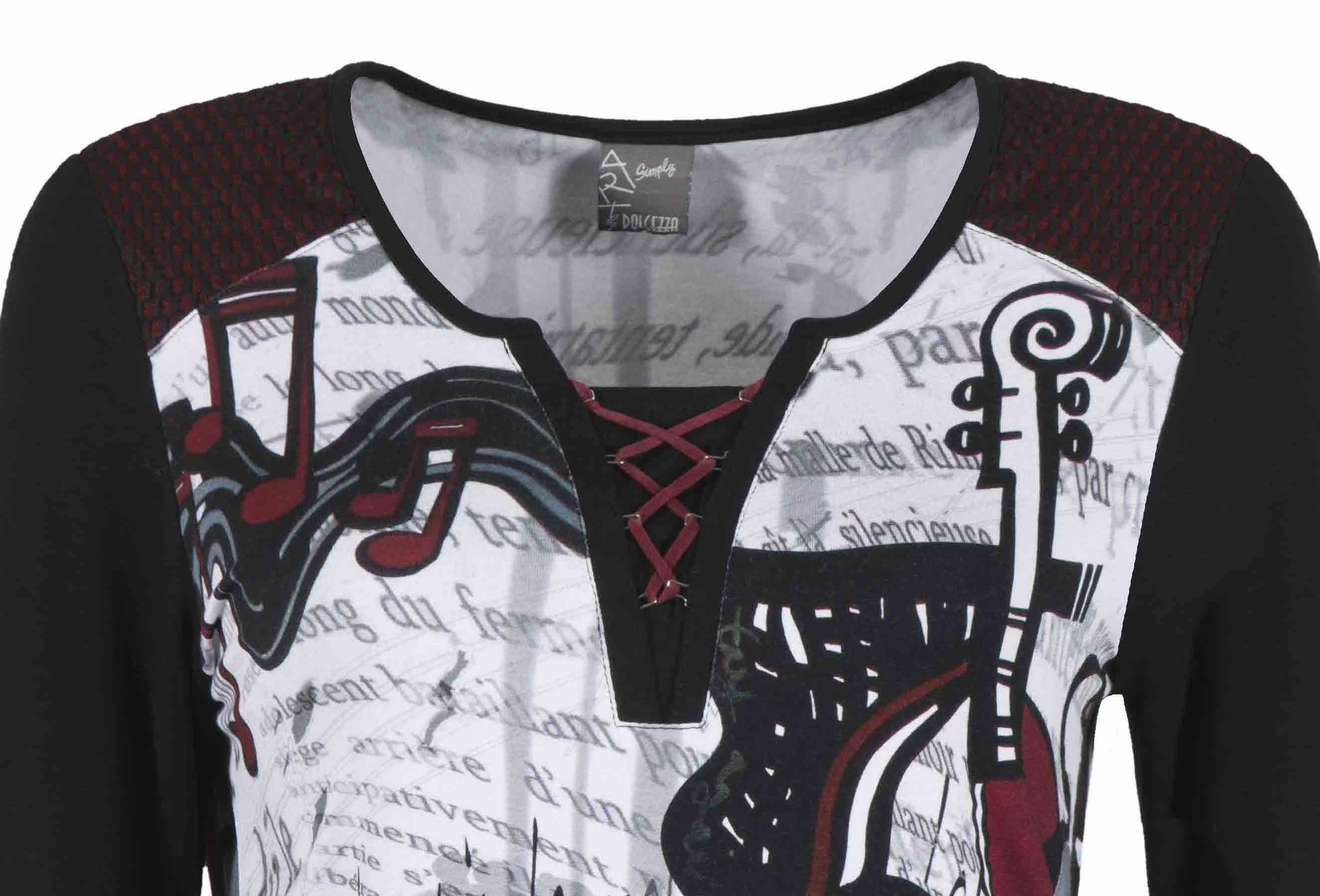 Simply Art Dolcezza: Charotte A Paris Violin Abstract Art Tunic (1 Left!)
